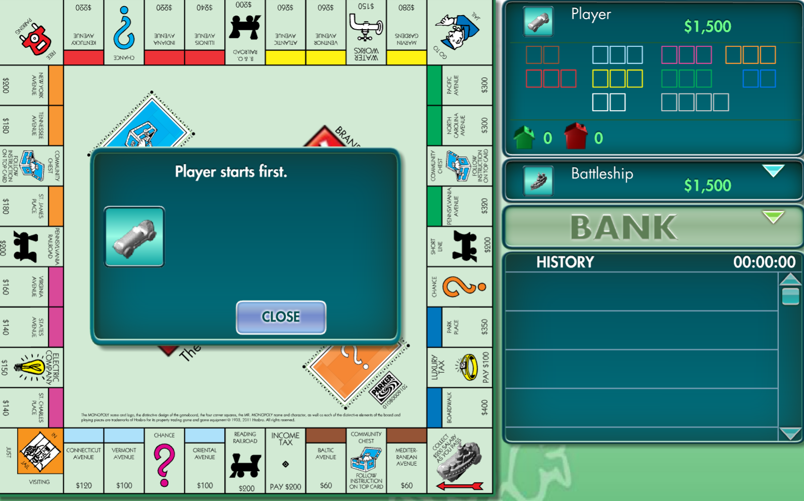 Monopoly Online Game Screenshot
