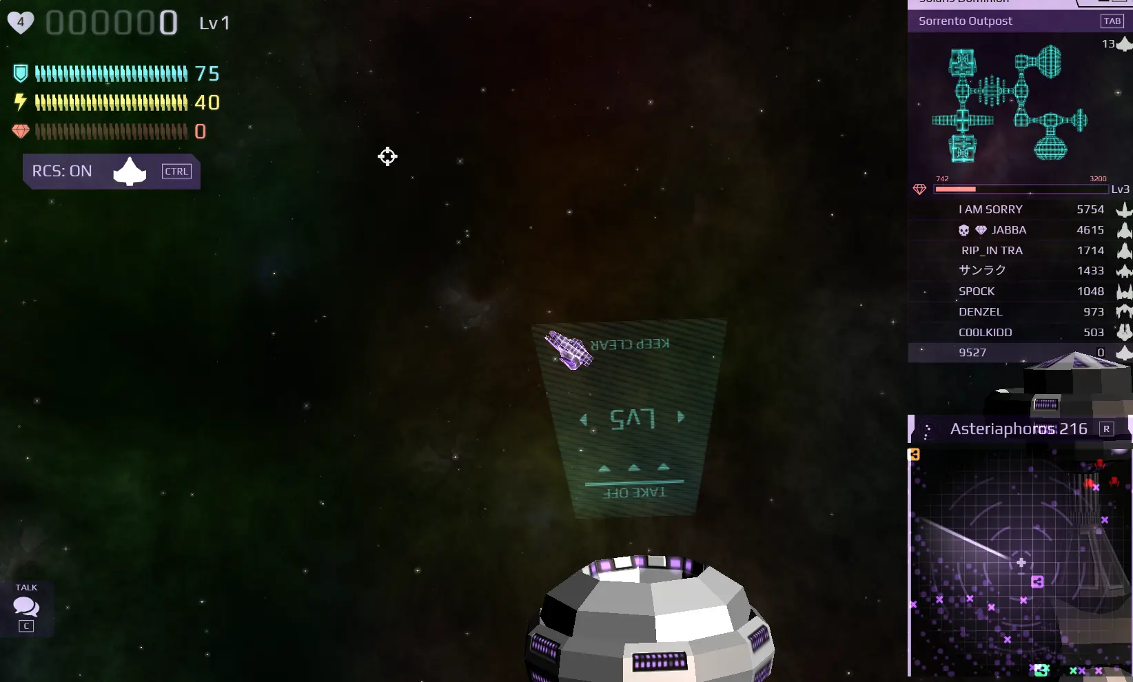Starblast.io Game Screenshot