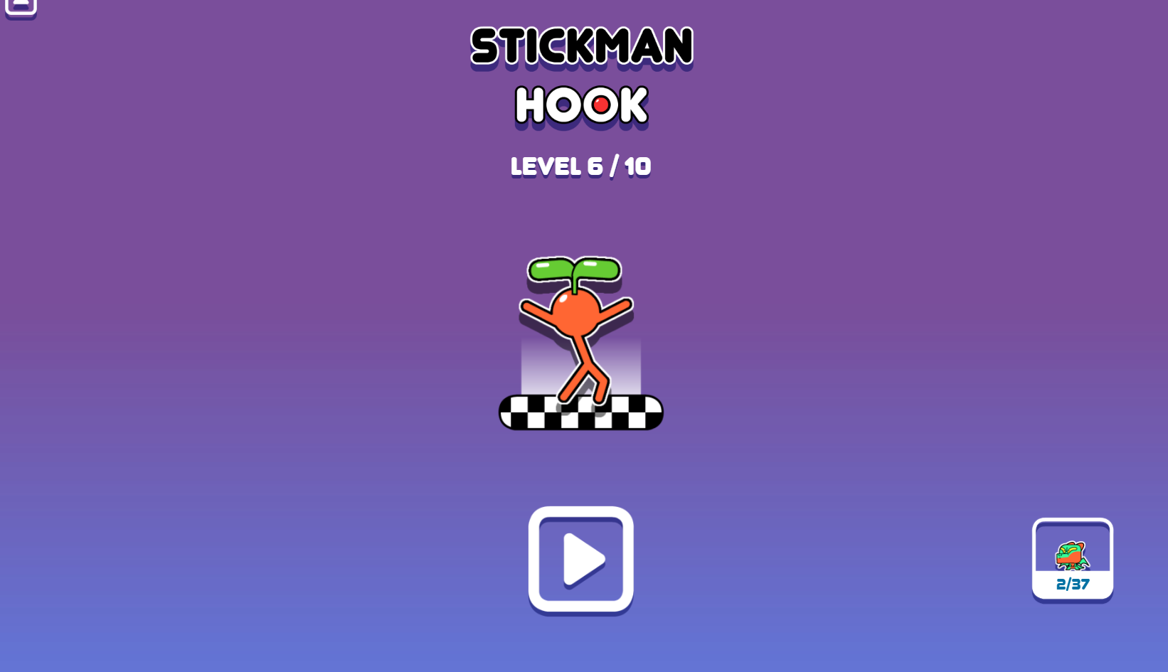 Stickman Hook Game Screenshot